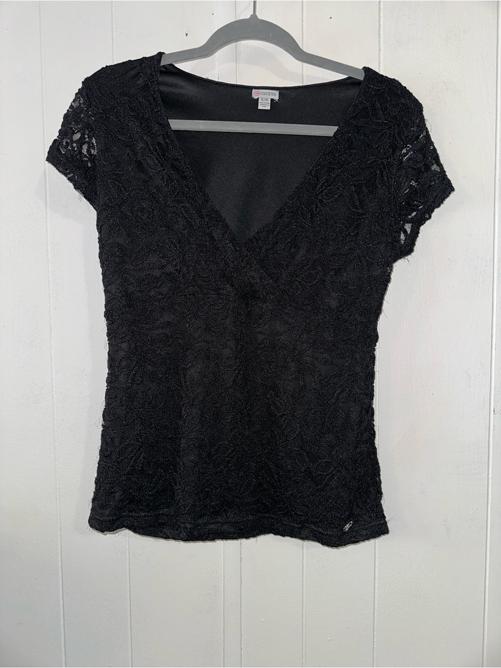 Guess Black Lace V-Neck Camisole